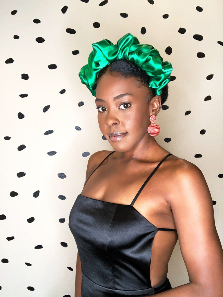 Emerald Beauty Headband Scrunchie