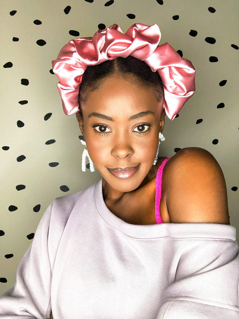 Magic Mauve Headband Scrunchie