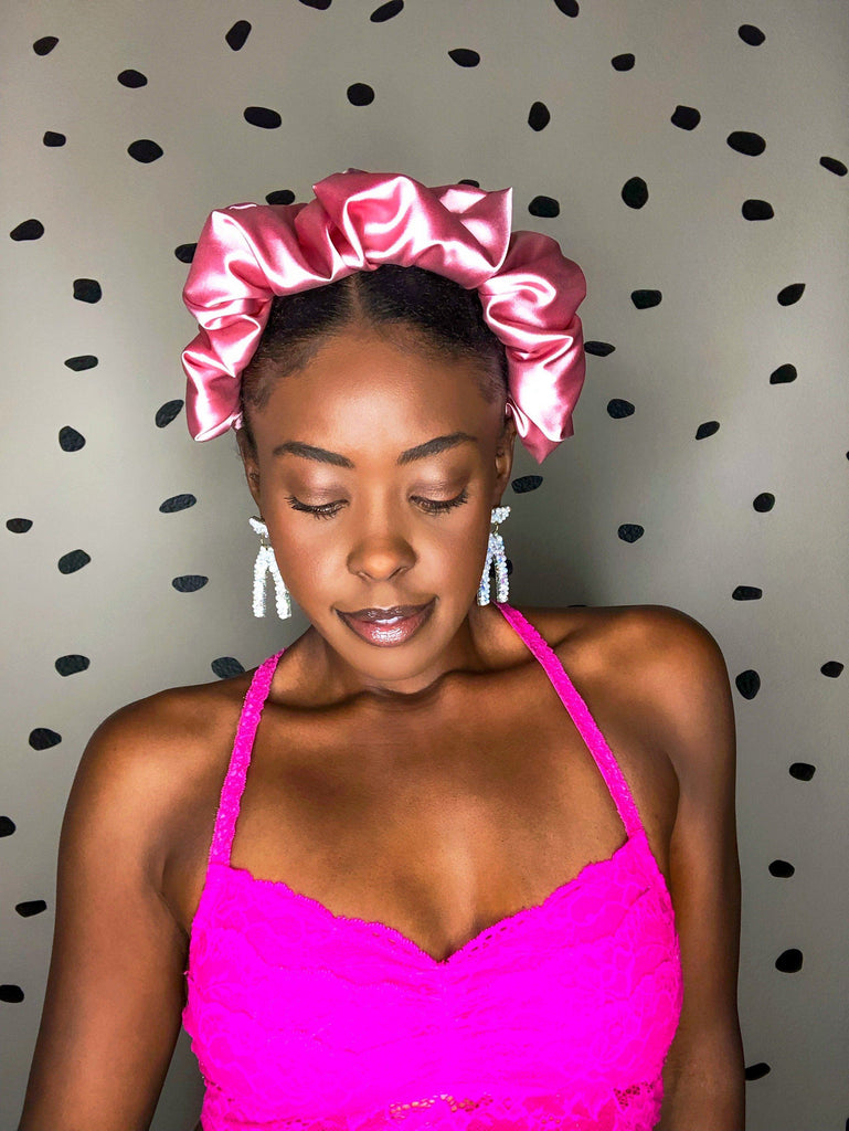 Magic Mauve Headband Scrunchie