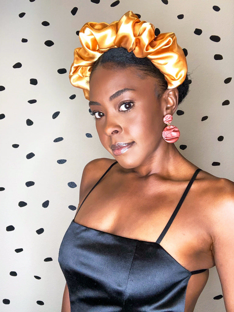 So Golden Headband Scrunchie