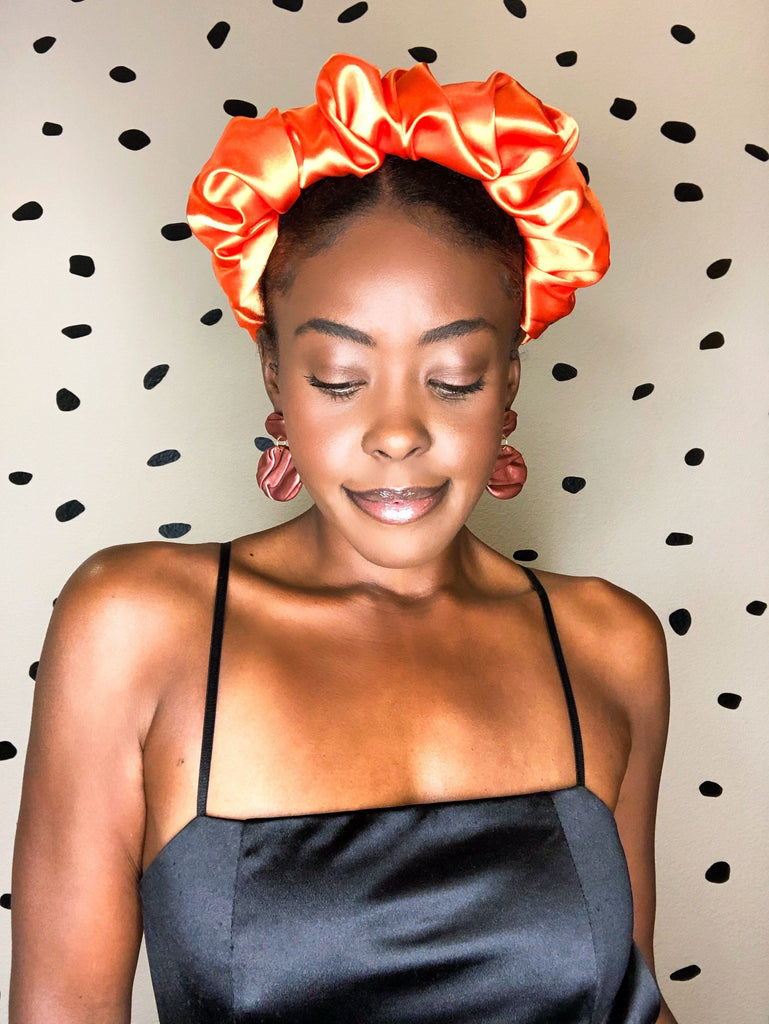 Tangerine Dreams Headband Scrunchie